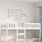 vidaXL - Kinderbed - zonder - matras - massief - grenenhout - wit - 90x190 - cm