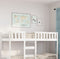 vidaXL - Kinderbed - zonder - matras - massief - grenenhout - wit - 90x200 - cm