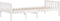 vidaXL - Kinderbed - zonder - matras - massief - grenenhout - wit - 75x190 - cm