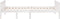 vidaXL - Kinderbed - zonder - matras - massief - grenenhout - wit - 90x190 - cm