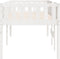 vidaXL - Kinderbed - zonder - matras - massief - grenenhout - wit - 90x190 - cm