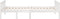 vidaXL - Kinderbed - zonder - matras - massief - grenenhout - wit - 75x190 - cm