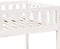vidaXL - Kinderbed - zonder - matras - massief - grenenhout - wit - 90x200 - cm