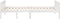 vidaXL - Kinderbed - zonder - matras - massief - grenenhout - wit - 80x200 - cm