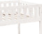 vidaXL - Kinderbed - zonder - matras - massief - grenenhout - wit - 90x190 - cm