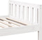 vidaXL - Kinderbed - zonder - matras - massief - grenenhout - wit - 80x200 - cm