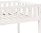 vidaXL - Kinderbed - zonder - matras - massief - grenenhout - wit - 75x190 - cm