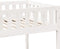 vidaXL - Kinderbed - zonder - matras - massief - grenenhout - wit - 80x200 - cm