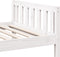 vidaXL - Kinderbed - zonder - matras - massief - grenenhout - wit - 90x200 - cm