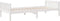 vidaXL - Kinderbed - zonder - matras - massief - grenenhout - wit - 75x190 - cm