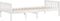 vidaXL - Kinderbed - zonder - matras - massief - grenenhout - wit - 90x190 - cm
