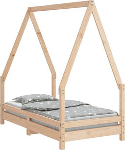vidaXL - Kinderbedframe - 70x140 - cm - massief - grenenhout