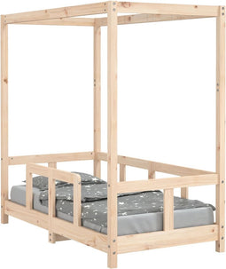 vidaXL - Kinderbedframe - 70x140 - cm - massief - grenenhout