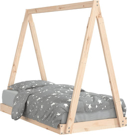 vidaXL - Kinderbedframe - 70x140 - cm - massief - grenenhout