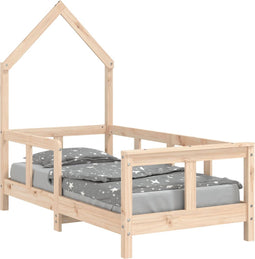 vidaXL - Kinderbedframe - 70x140 - cm - massief - grenenhout
