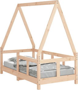 vidaXL - Kinderbedframe - 70x140 - cm - massief - grenenhout
