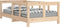 vidaXL - Kinderbedframe - 70x140 - cm - massief - grenenhout