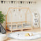 vidaXL - Kinderbedframe - 70x140 - cm - massief - grenenhout