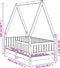 vidaXL - Kinderbedframe - 70x140 - cm - massief - grenenhout