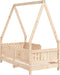 vidaXL - Kinderbedframe - 70x140 - cm - massief - grenenhout
