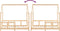 vidaXL - Kinderbedframe - 70x140 - cm - massief - grenenhout