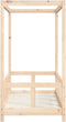 vidaXL - Kinderbedframe - 70x140 - cm - massief - grenenhout
