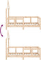 vidaXL - Kinderbedframe - 70x140 - cm - massief - grenenhout