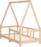 vidaXL - Kinderbedframe - 70x140 - cm - massief - grenenhout