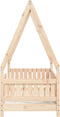 vidaXL - Kinderbedframe - 70x140 - cm - massief - grenenhout