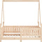 vidaXL - Kinderbedframe - 70x140 - cm - massief - grenenhout