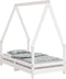 vidaXL - Kinderbedframe - 70x140 - cm - massief - grenenhout - wit