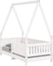 vidaXL - Kinderbedframe - 70x140 - cm - massief - grenenhout - wit