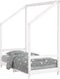 vidaXL - Kinderbedframe - 70x140 - cm - massief - grenenhout - wit