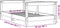 vidaXL - Kinderbedframe - 70x140 - cm - massief - grenenhout - wit