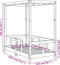 vidaXL - Kinderbedframe - 70x140 - cm - massief - grenenhout - wit