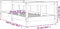vidaXL - Kinderbedframe - 70x140 - cm - massief - grenenhout - wit