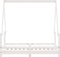 vidaXL - Kinderbedframe - 70x140 - cm - massief - grenenhout - wit