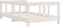 vidaXL - Kinderbedframe - 70x140 - cm - massief - grenenhout - wit