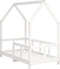 vidaXL - Kinderbedframe - 70x140 - cm - massief - grenenhout - wit