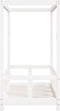 vidaXL - Kinderbedframe - 70x140 - cm - massief - grenenhout - wit