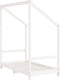 vidaXL - Kinderbedframe - 70x140 - cm - massief - grenenhout - wit