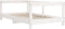 vidaXL - Kinderbedframe - 70x140 - cm - massief - grenenhout - wit