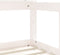 vidaXL - Kinderbedframe - 70x140 - cm - massief - grenenhout - wit