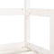 vidaXL - Kinderbedframe - 70x140 - cm - massief - grenenhout - wit