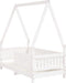 vidaXL - Kinderbedframe - 70x140 - cm - massief - grenenhout - wit