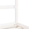vidaXL - Kinderbedframe - 70x140 - cm - massief - grenenhout - wit