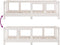 vidaXL - Kinderbedframe - 70x140 - cm - massief - grenenhout - wit