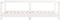 vidaXL - Kinderbedframe - 70x140 - cm - massief - grenenhout - wit