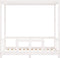 vidaXL - Kinderbedframe - 70x140 - cm - massief - grenenhout - wit