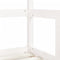 vidaXL - Kinderbedframe - 70x140 - cm - massief - grenenhout - wit
